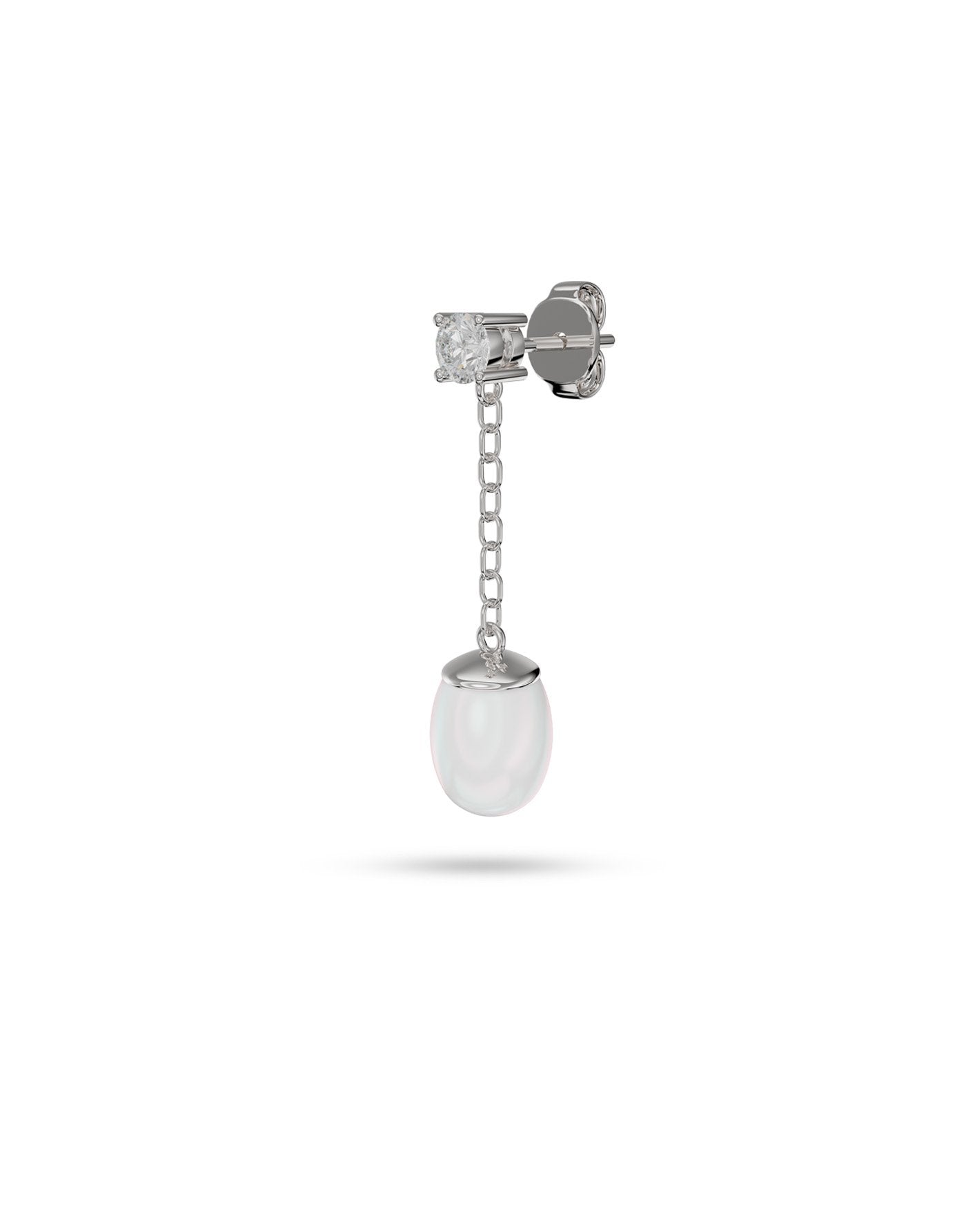 Coppia di orecchini a scattino con zirconi - Miky Bijoux