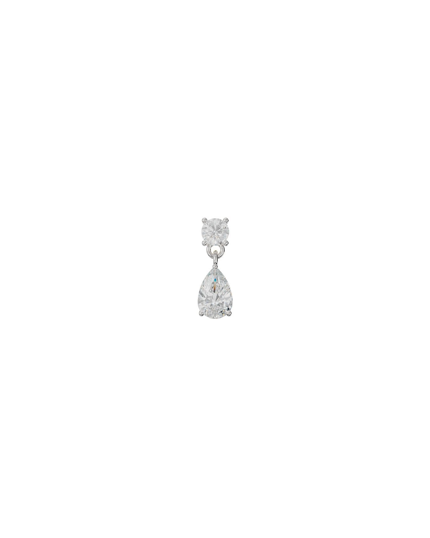 Orecchini A Perno Asimmetrici Chandler Per Donna – Con Zirconia Cubica – Pendenti A Goccia – Eleganti E Brillanti