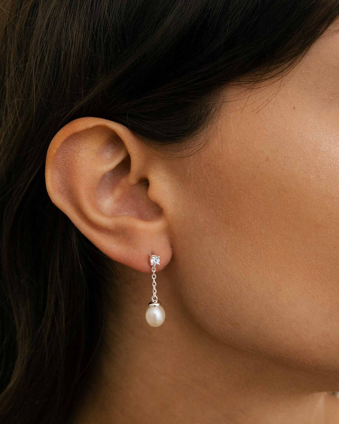 Orecchino Luce Perla