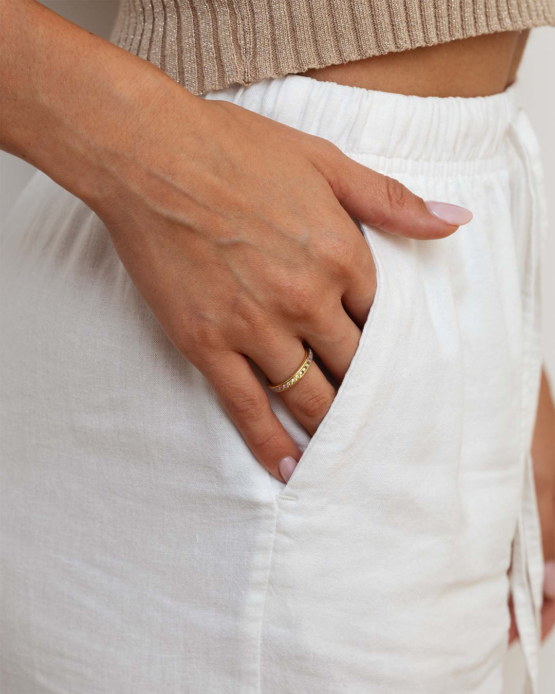 Anello Zirconia Eternity