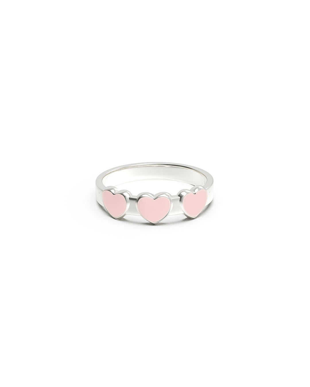 anello evermore rosa argento