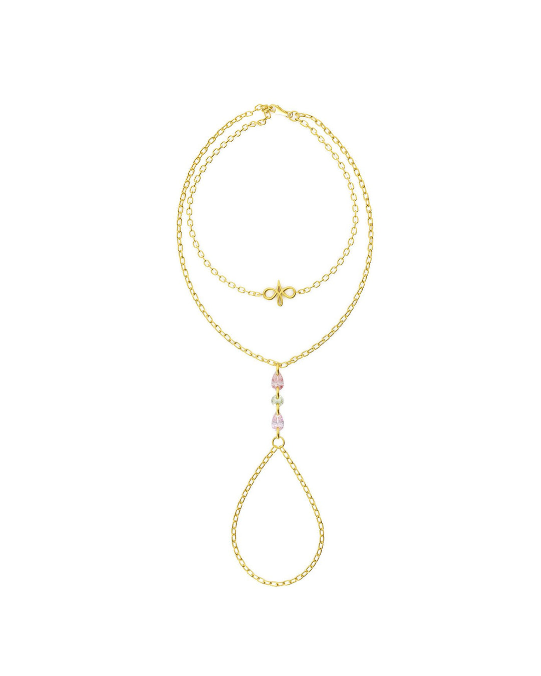 baciamano placcato oro frontale