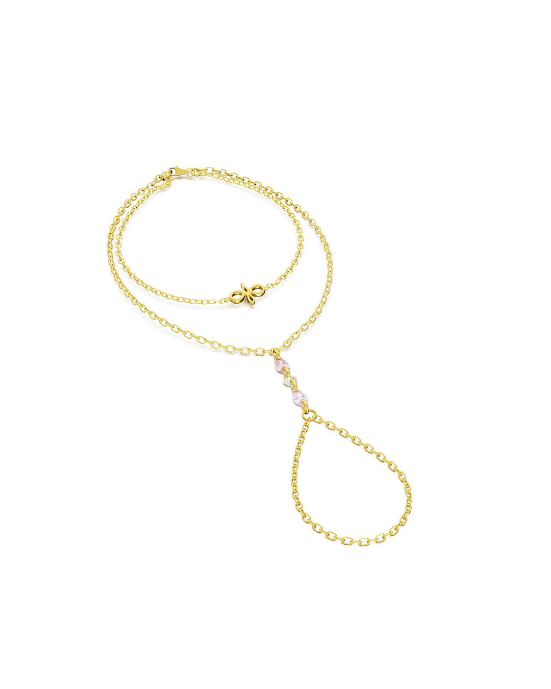 baciamano placcato oro laterale