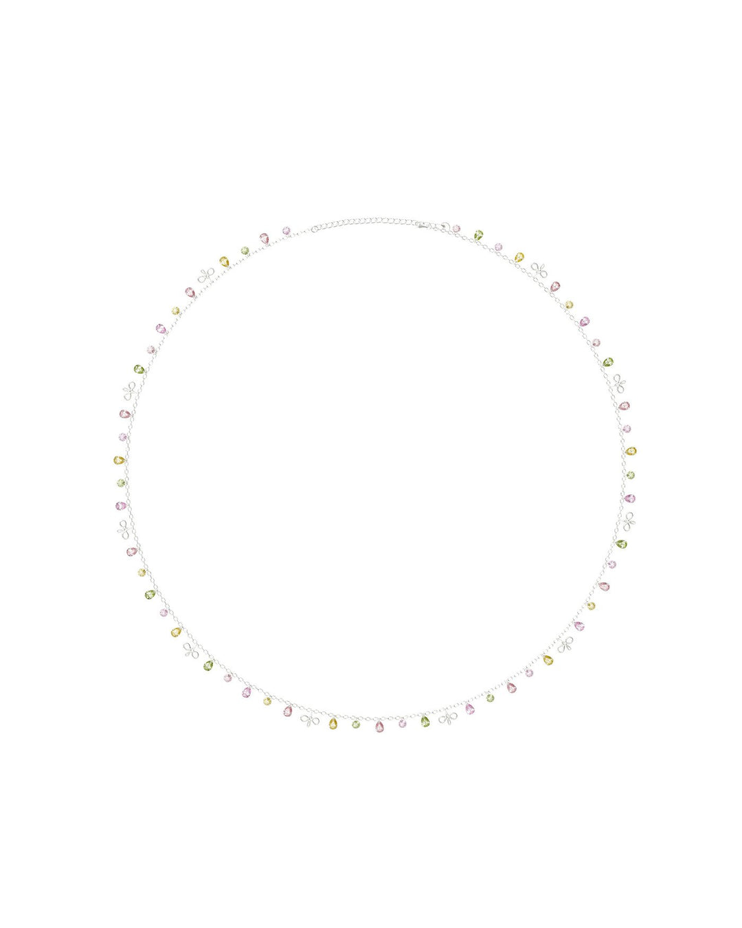 body chain sea through argento