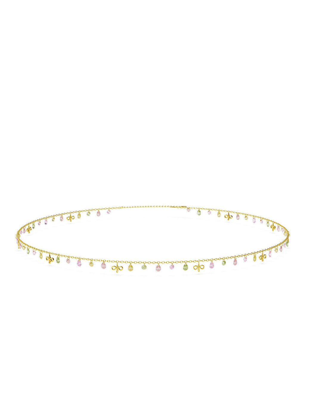 body chain sea through placcata oro frontale