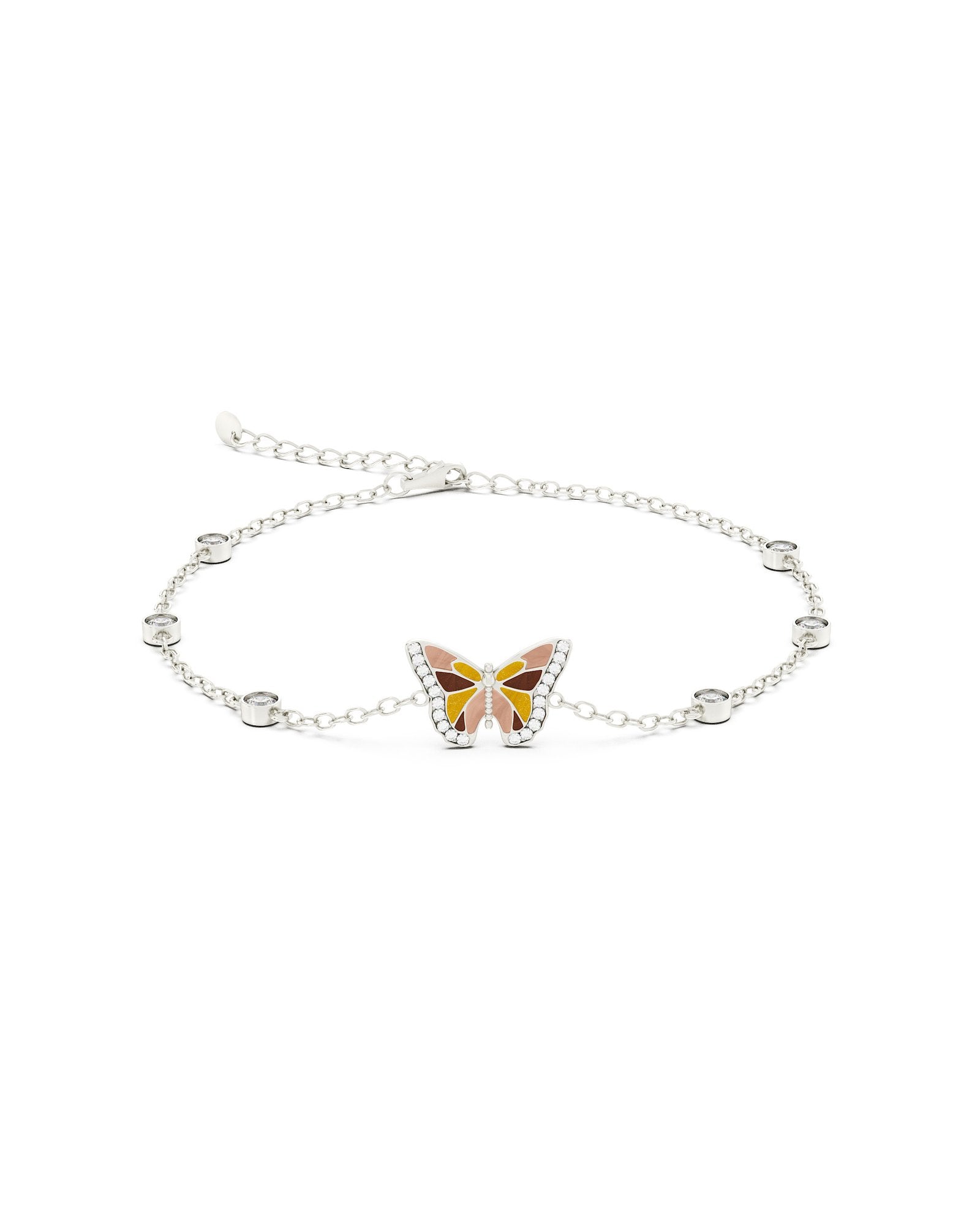 Bracciale in argento da donna miracoloso con croce, 20 cm