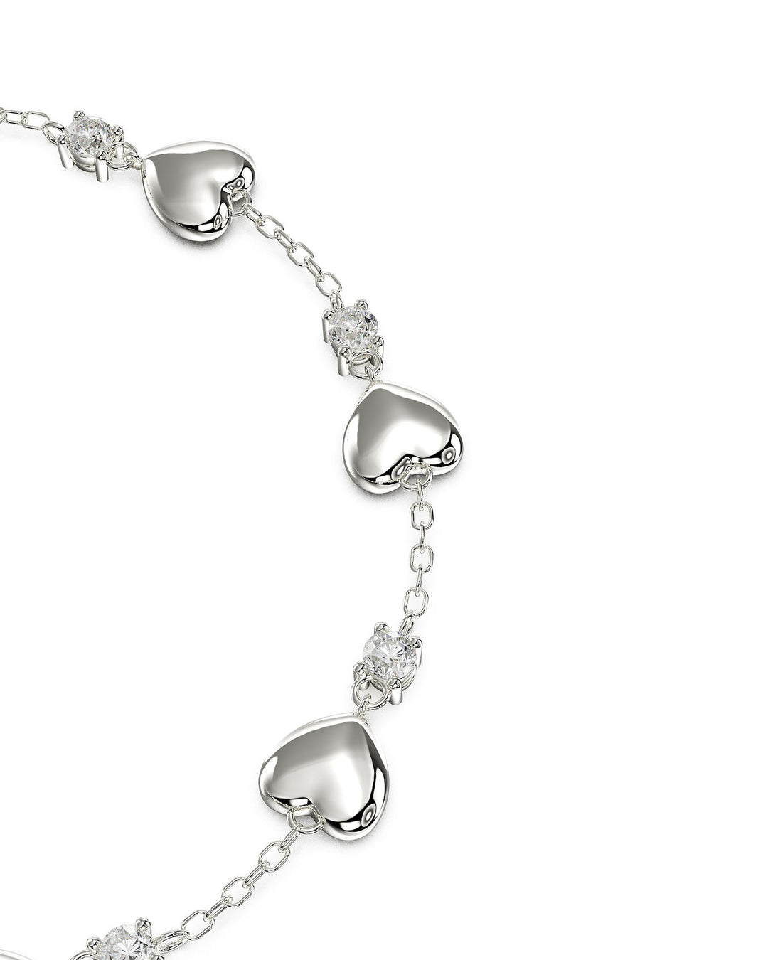 dettaglio del bracciale laila argento