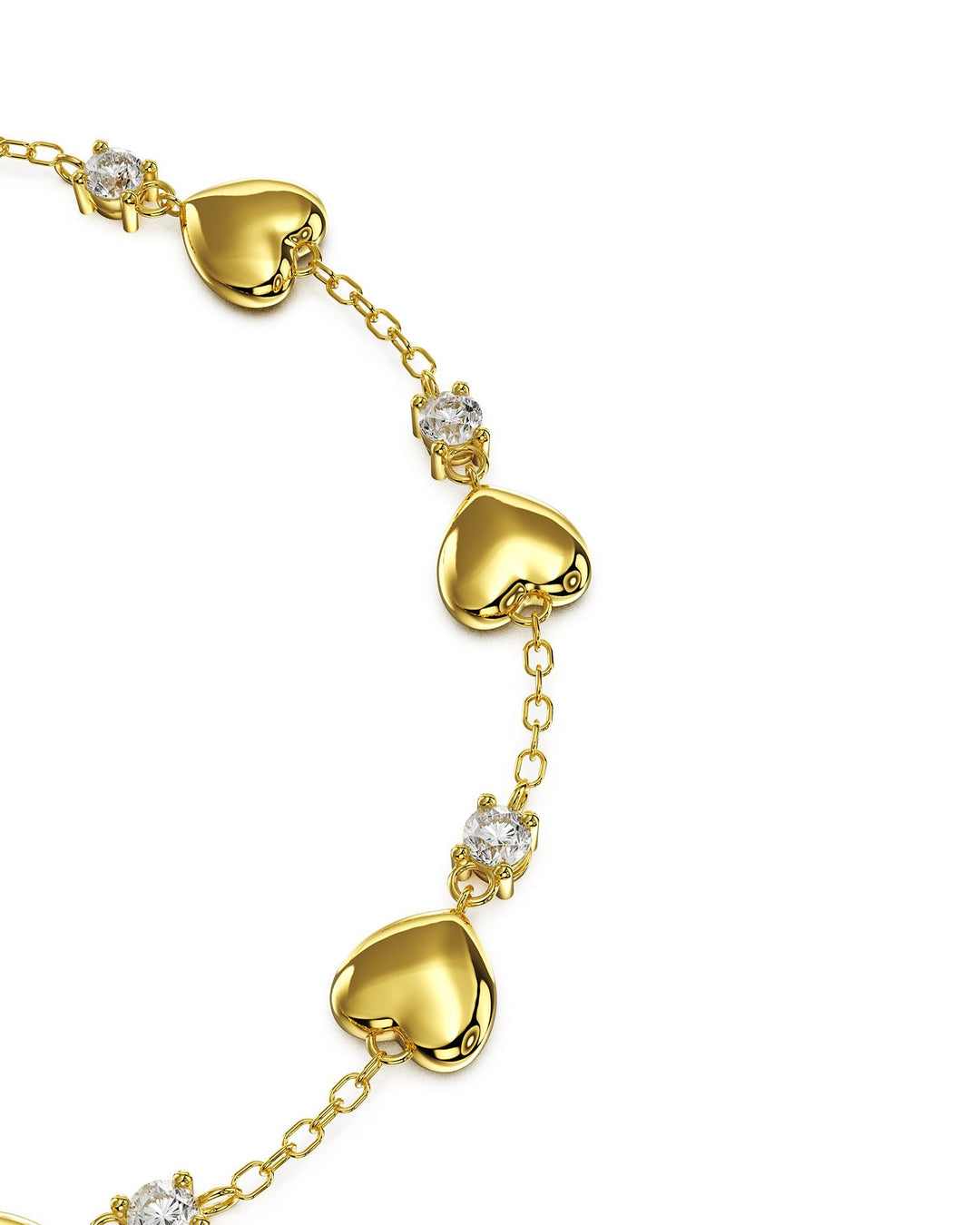 dettaglio del bracciale laila placcato oro