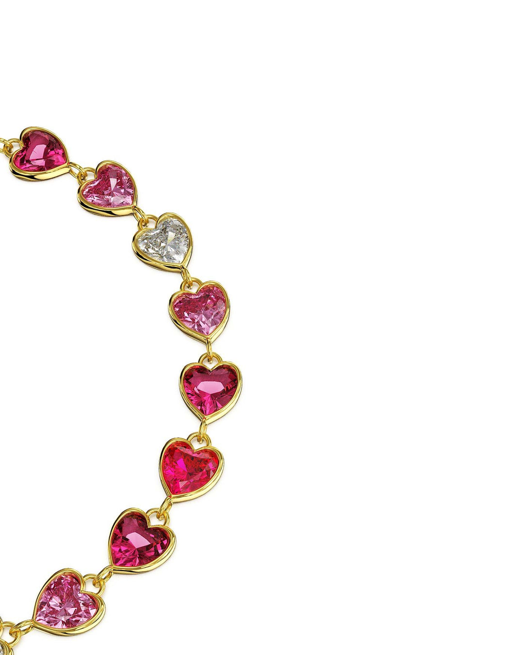 dettaglio del bracciale lover placcato oro