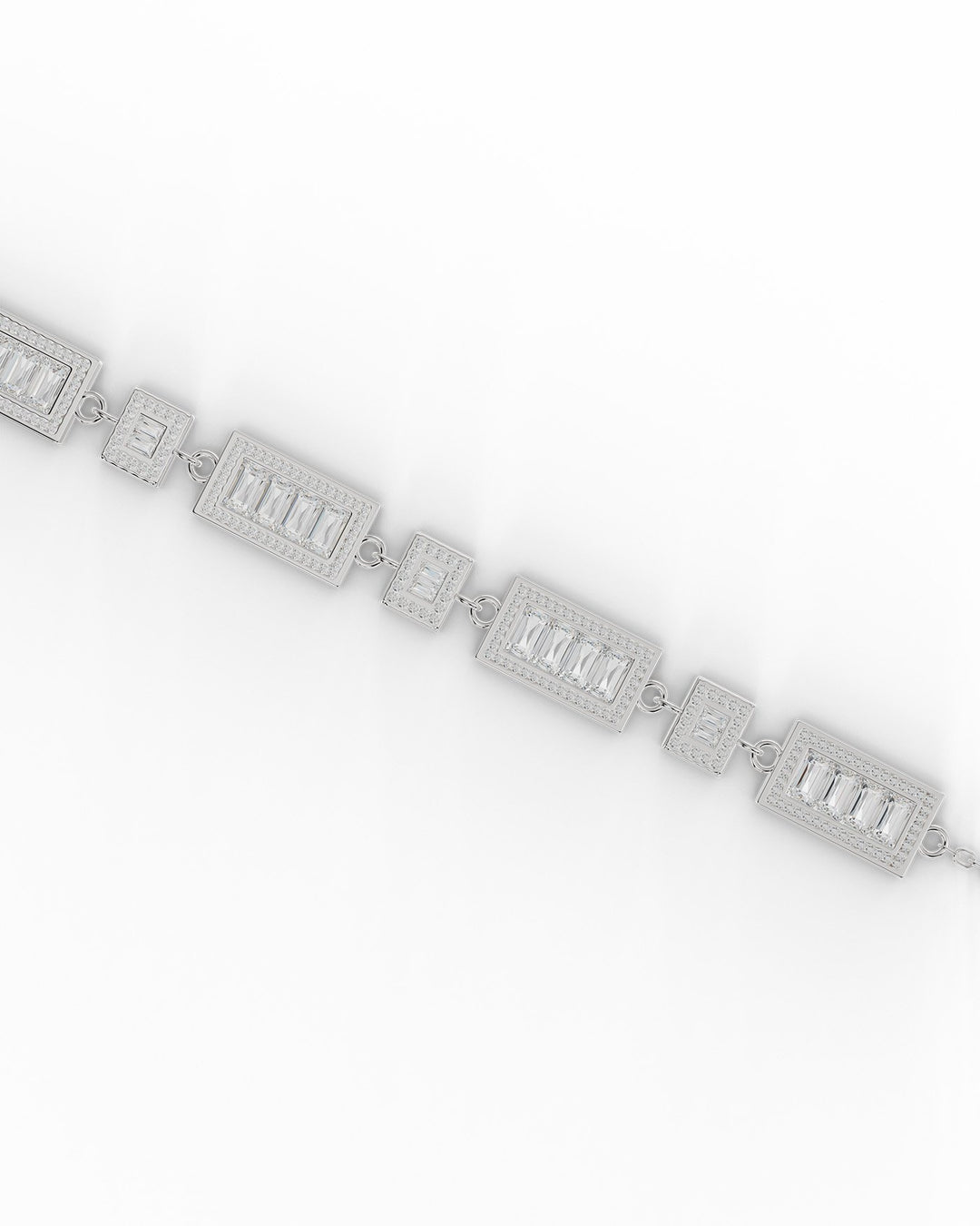 dettaglio del bracciale radiance argento