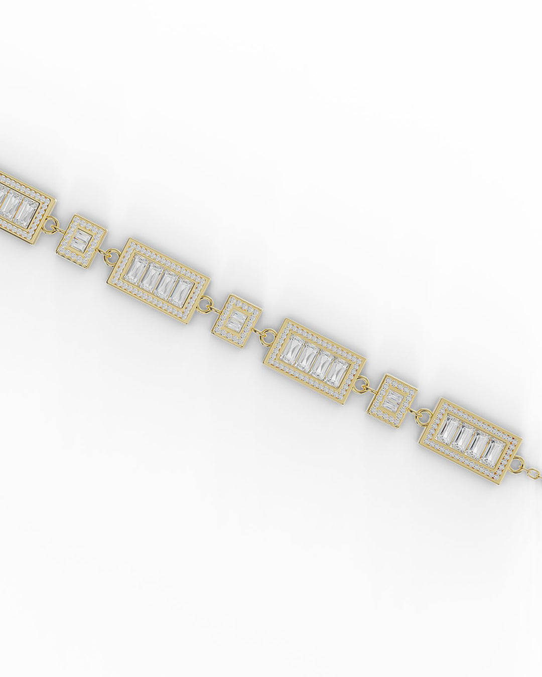 dettaglio del bracciale radiance placcato oro