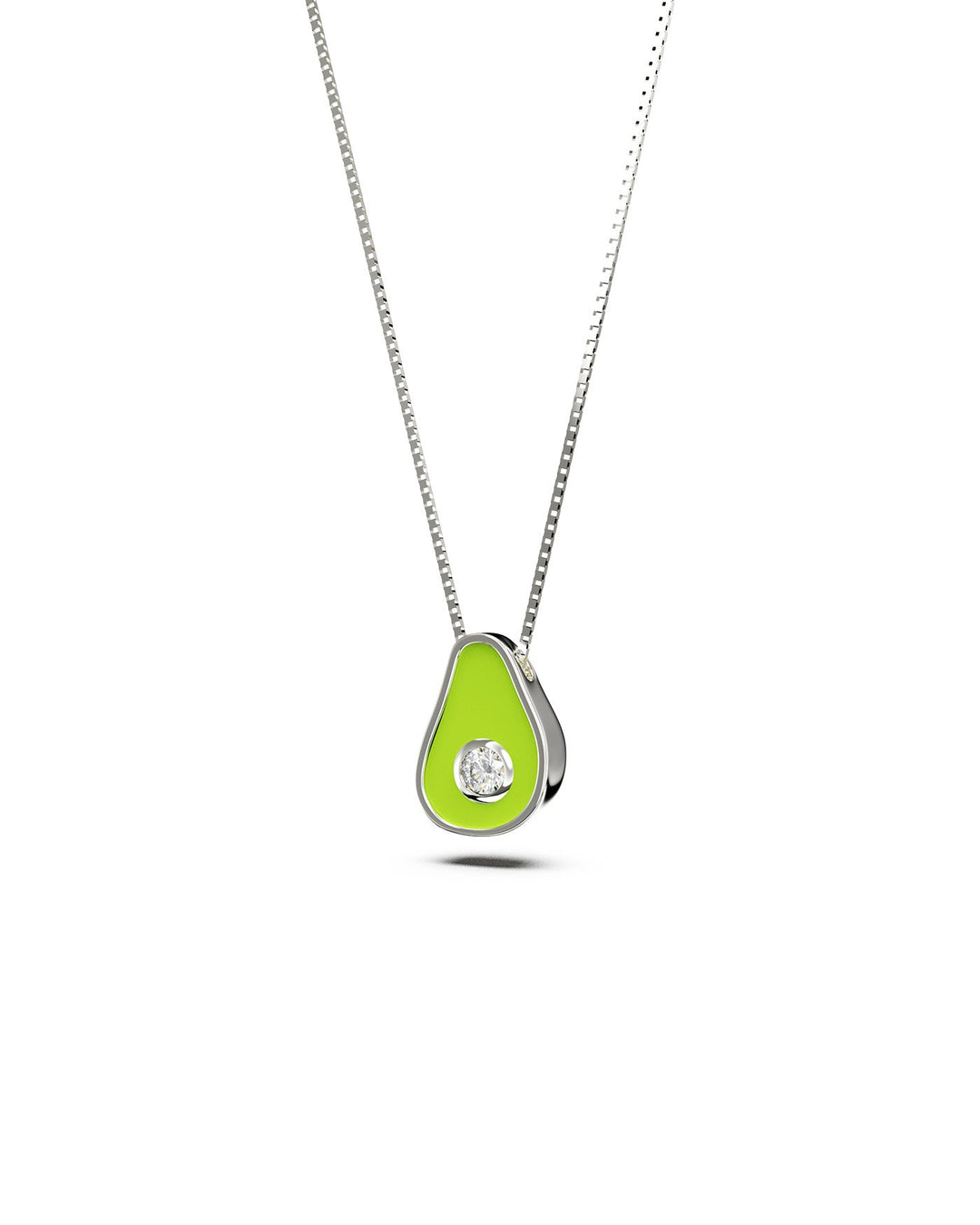 collana avocado argento