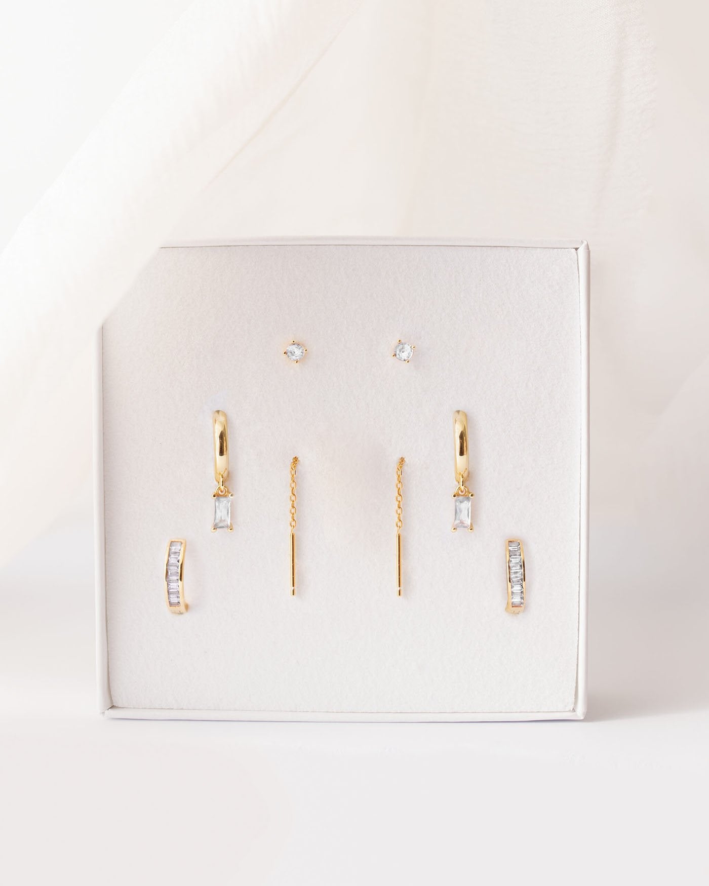 Set Bianco Placcato Oro