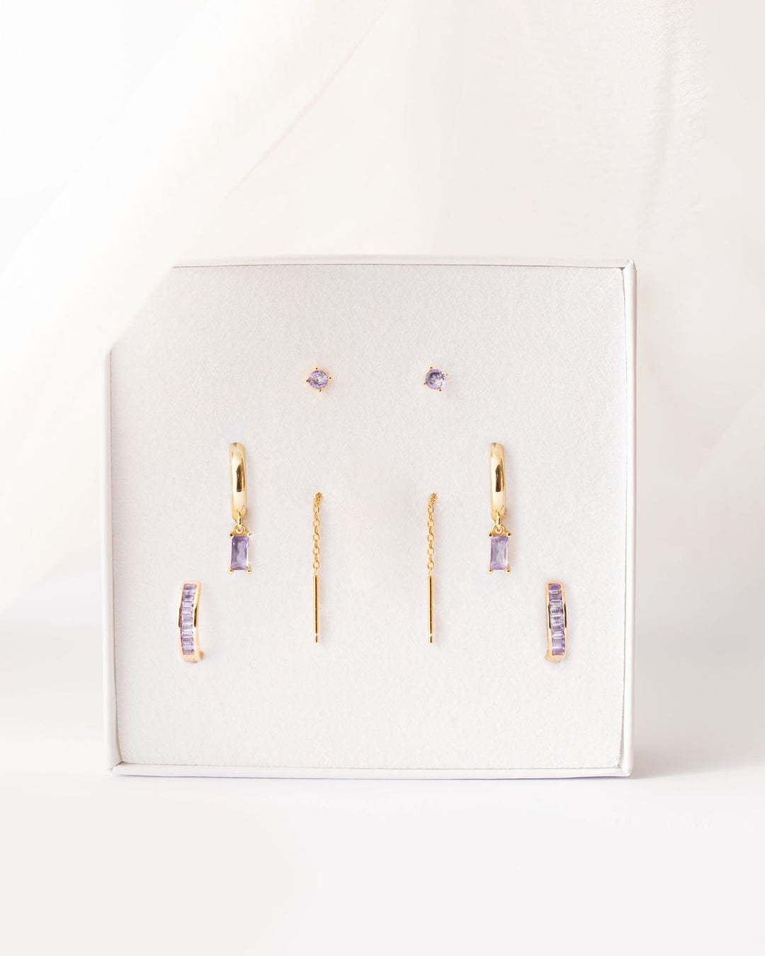 set lilla placcato oro