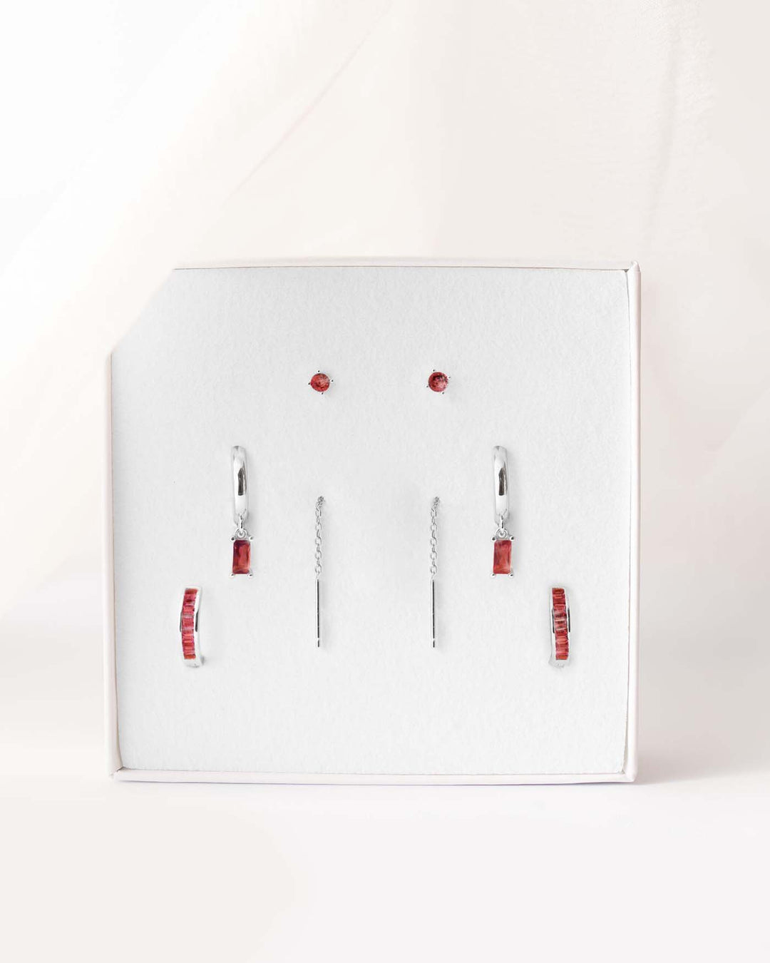 set rosso argento