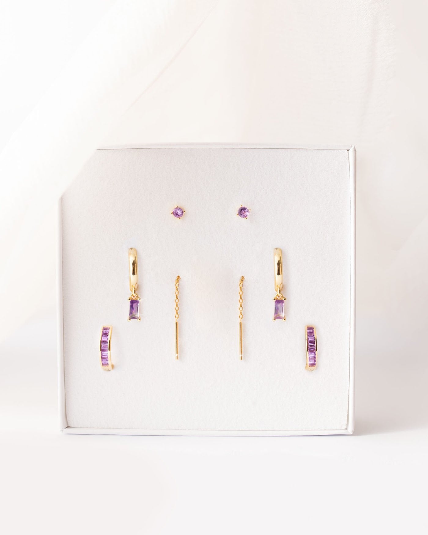 Elli Set Orecchini Donna Argento 925 Placcato Oro, Oro Rosa E Argento – Tricolore 0310880615