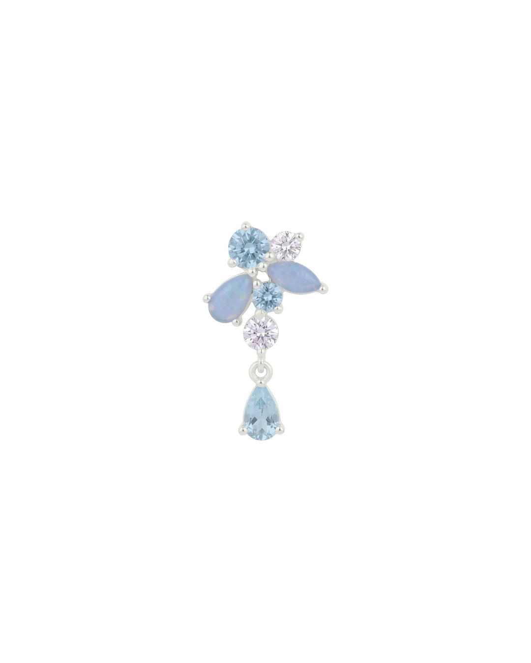 Orecchino Pendente Aquamarine