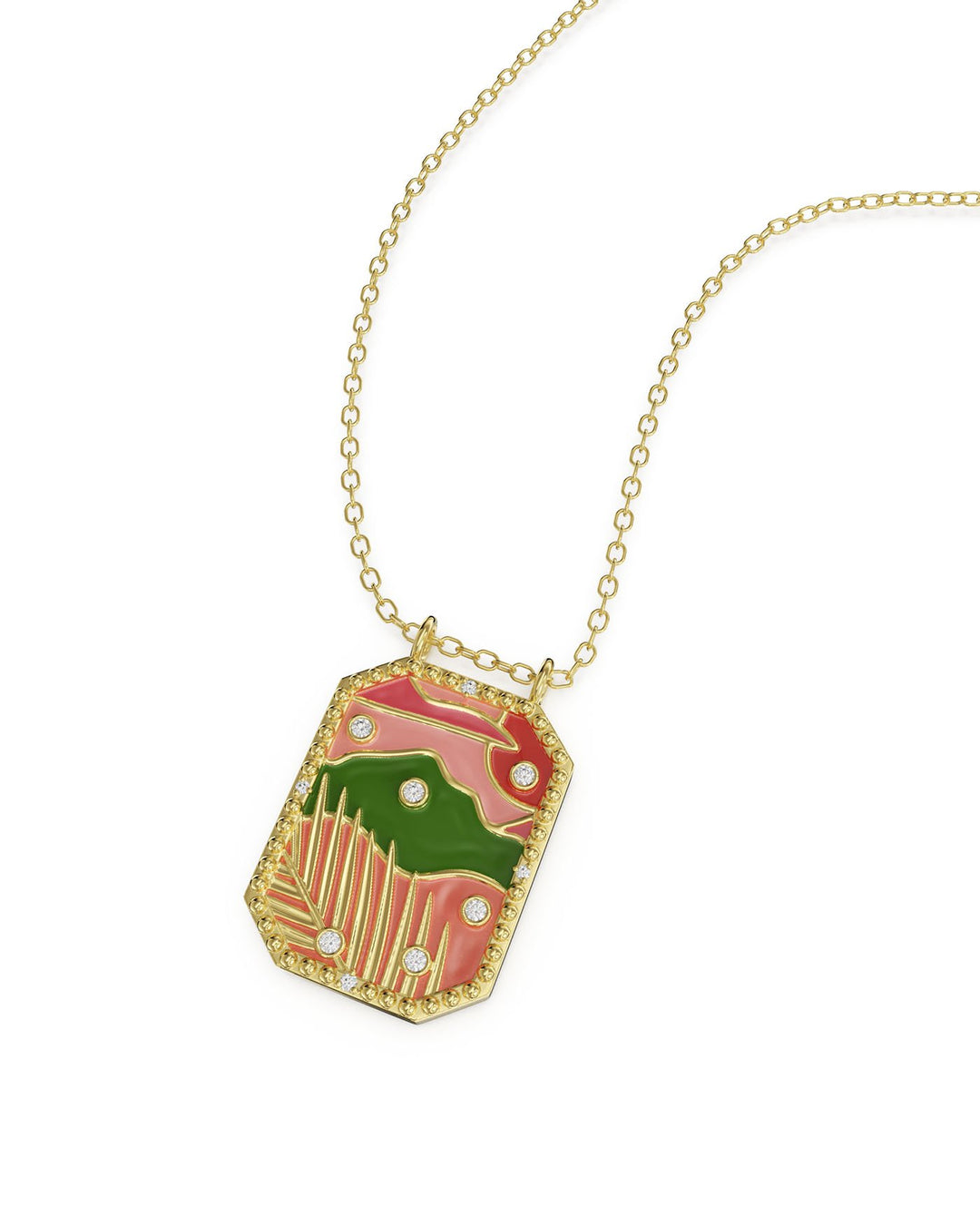 Collana Targhetta Safari