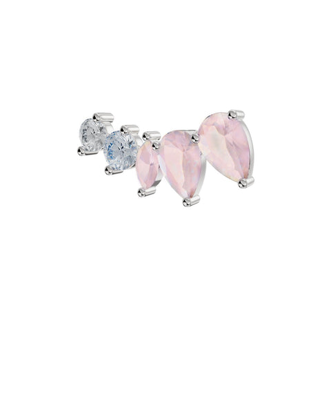 Orecchini Con Zirconi A Fiore - Italia - Foto 8