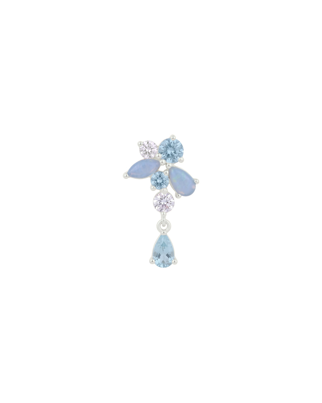 Orecchino Pendente Aquamarine
