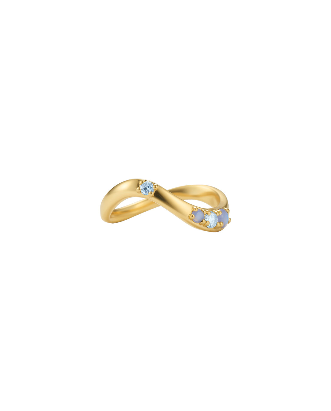 Anello Fedina Aquamarine