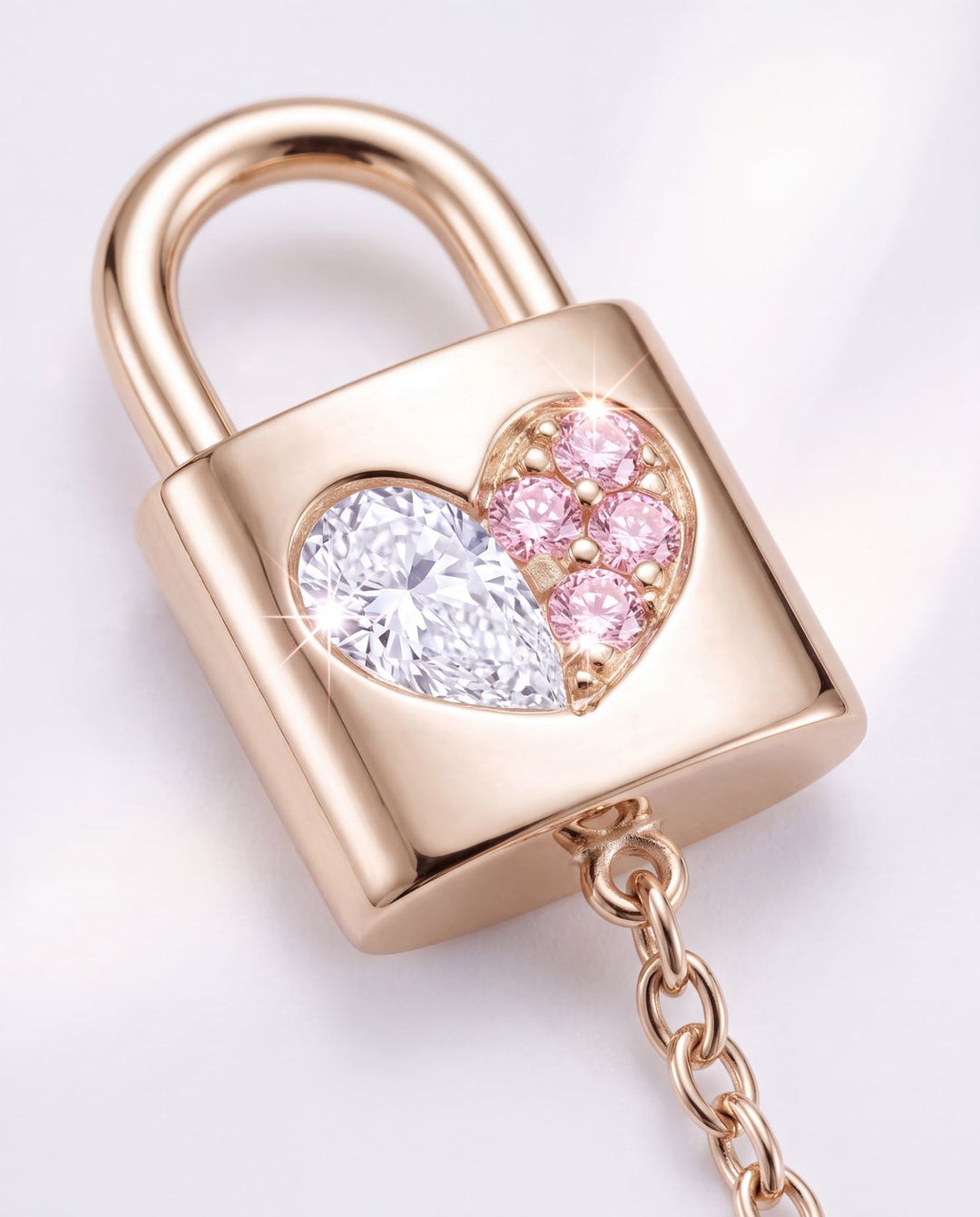 Orecchino Bond Heartlock