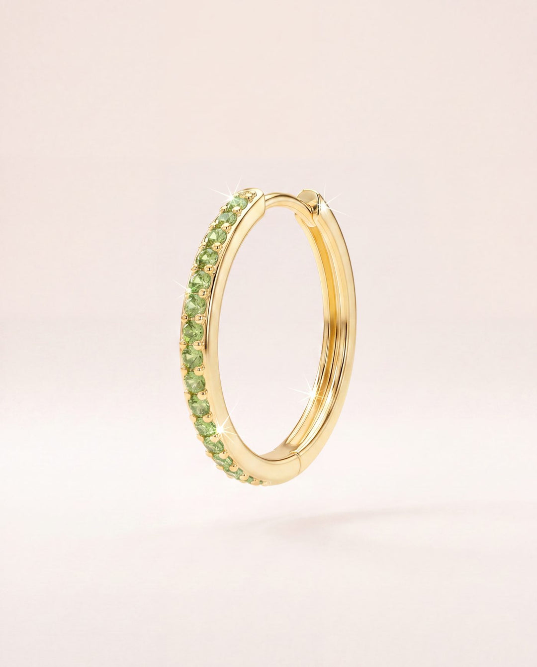 Hoop Pavé Lime