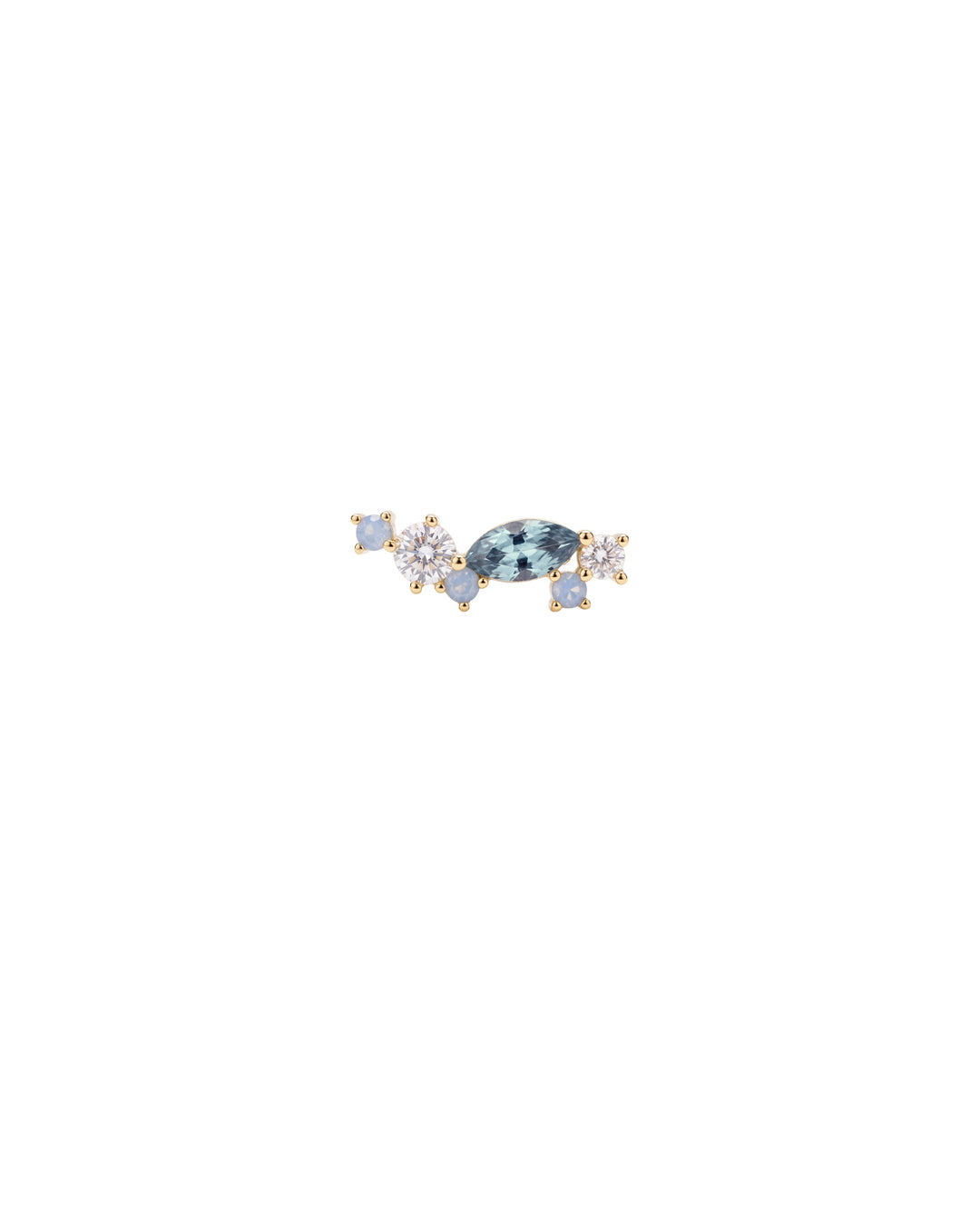 Orecchino Aquamarine