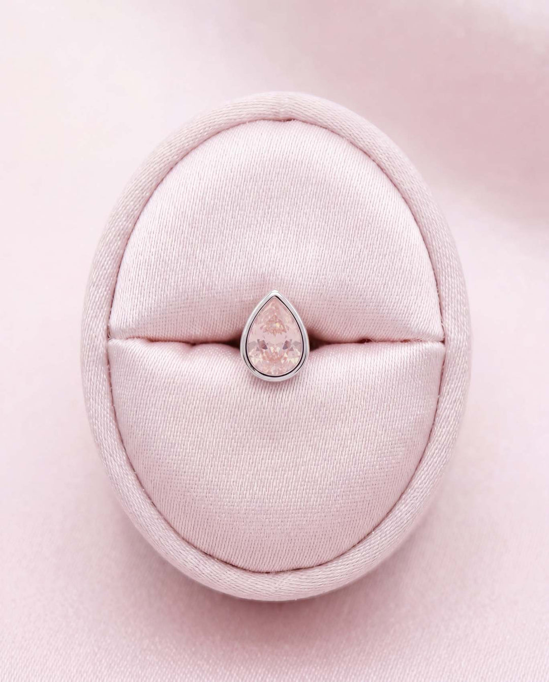 Orecchino Drop Rosa