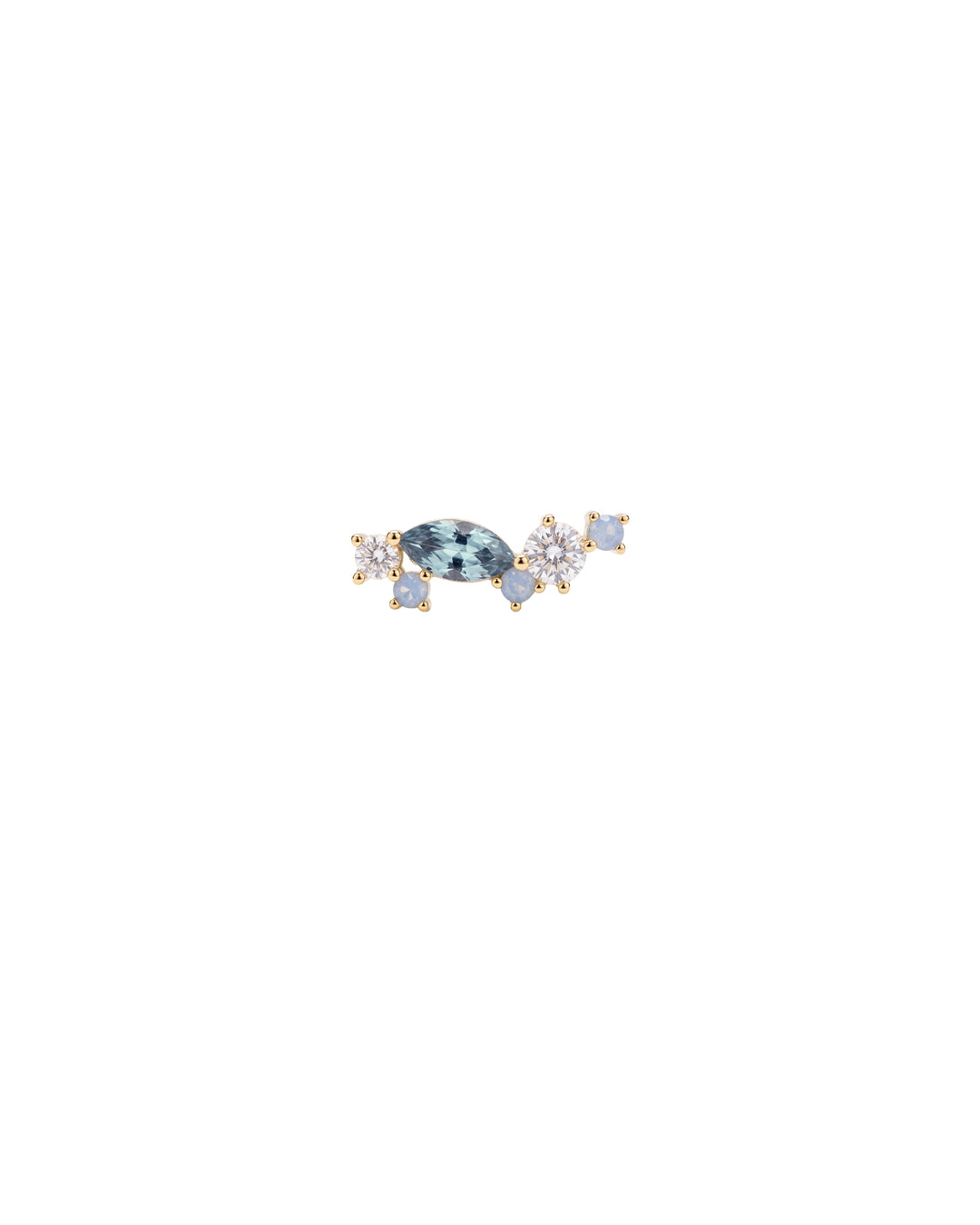 Orecchino Aquamarine