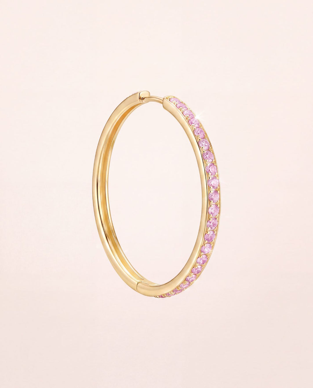 Hoop Pavé Rosa