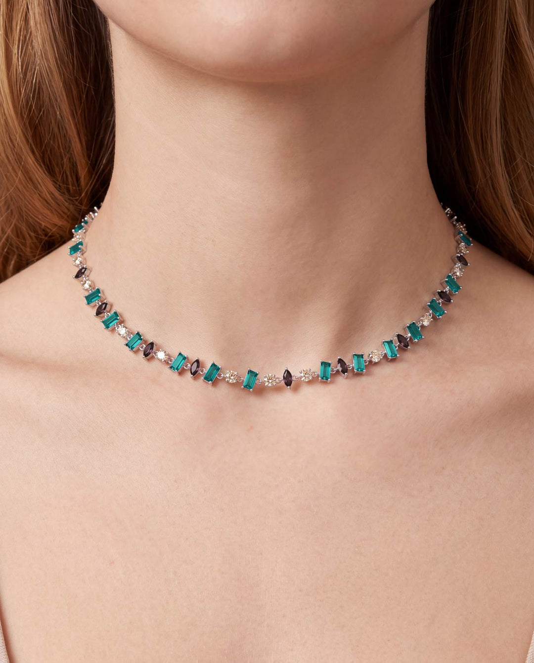 Choker Woodland Teal
