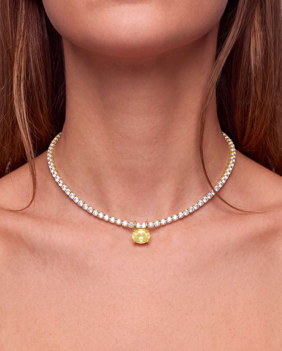 Choker Tennis Melted Honey