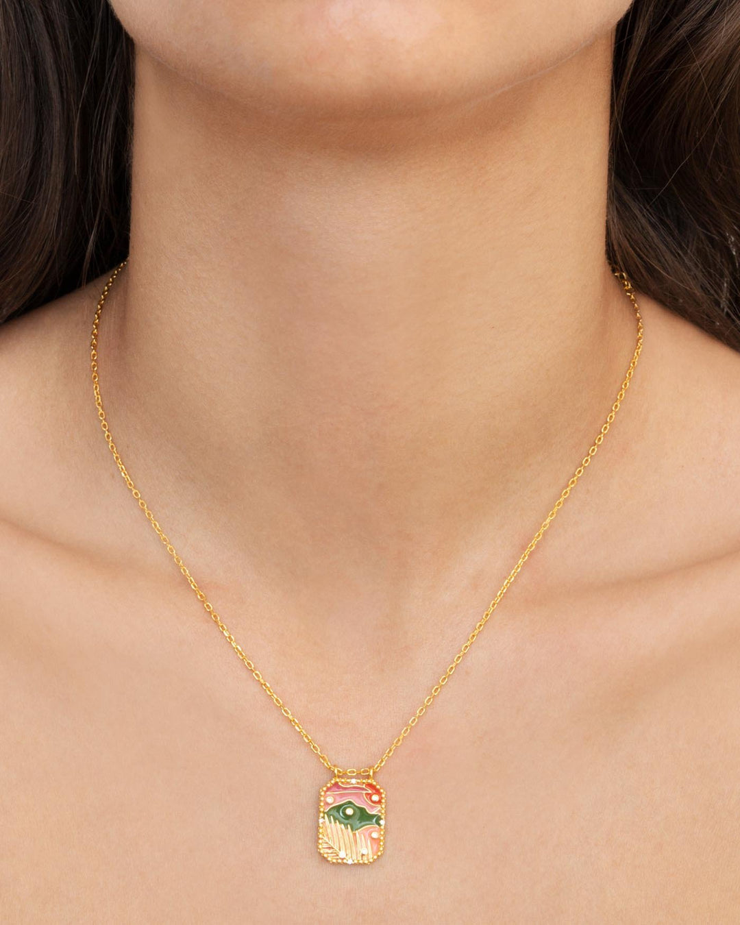 Collana Targhetta Safari
