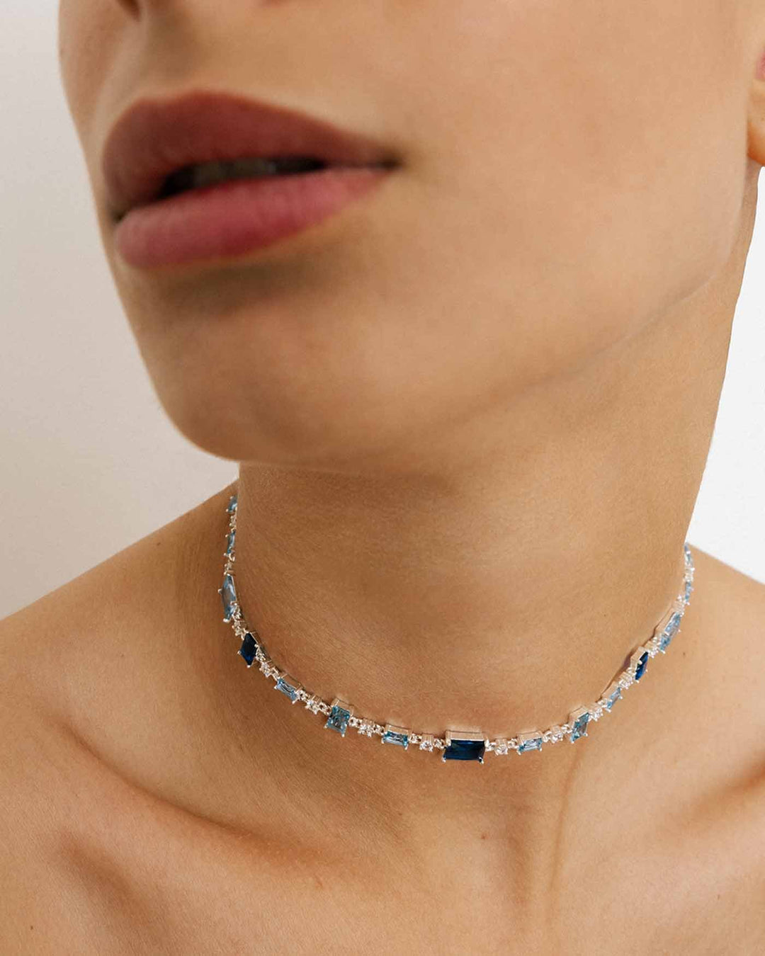 Collana Choker Donna Rossa Con Perline Grosse Regolabile Handmade Stile Vistoso N 421385 - Foto 6