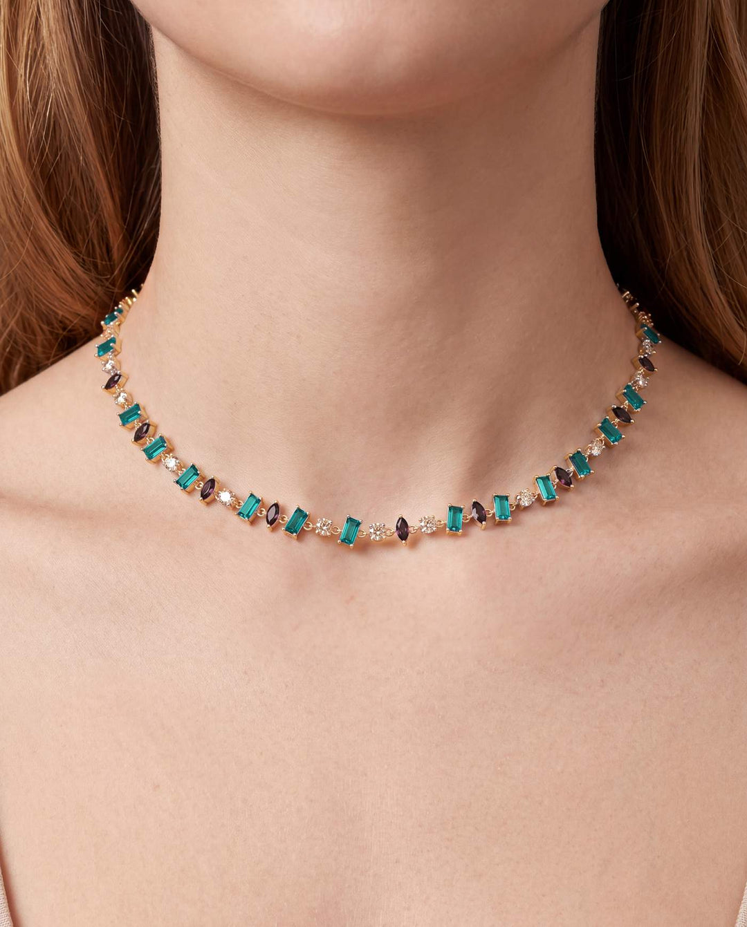 Choker Woodland Teal