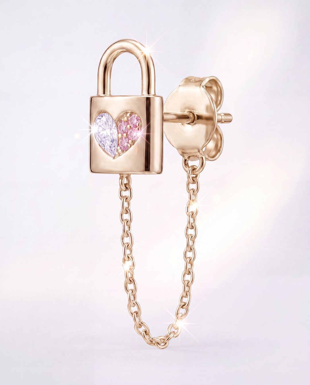 Orecchino Bond Heartlock