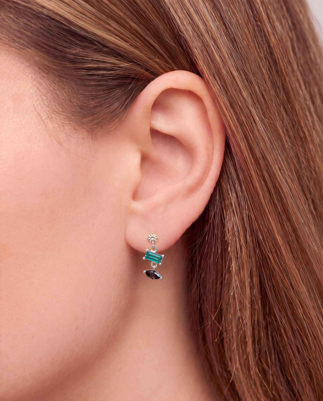 Orecchino Woodland Teal