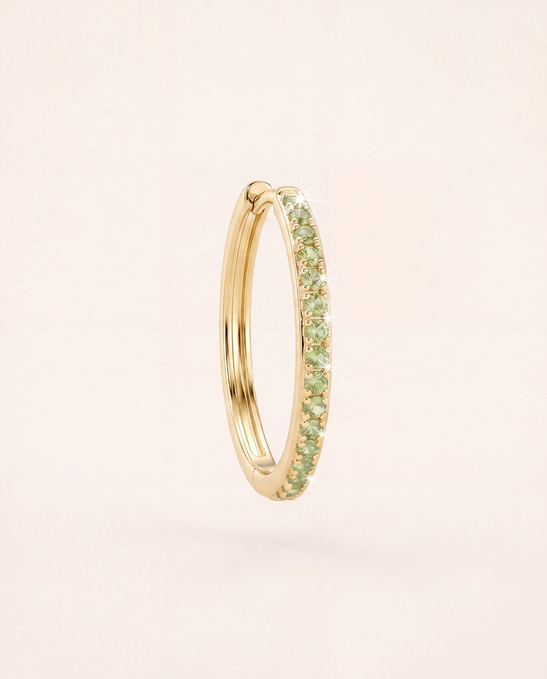 Hoop Pavé Lime