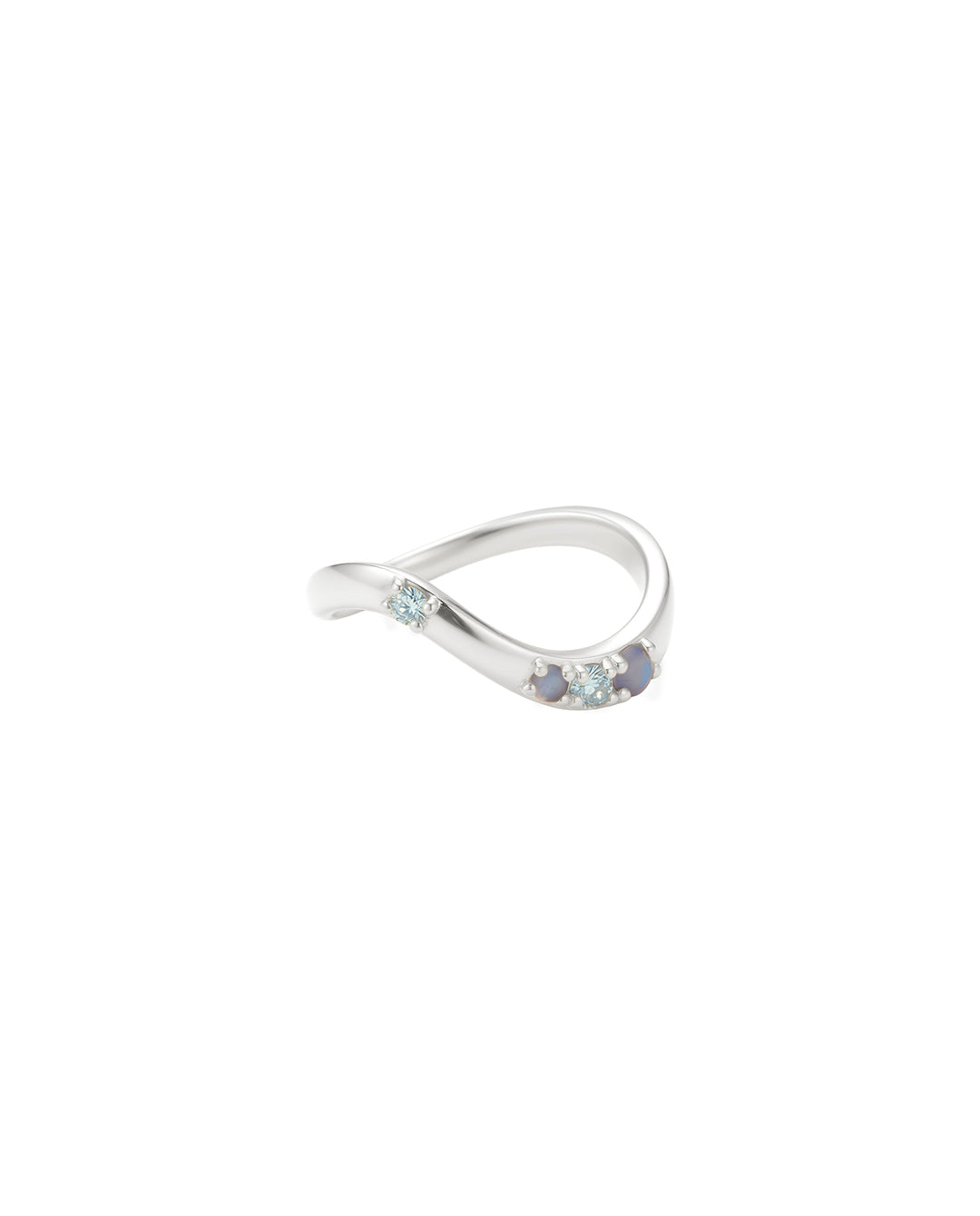 Anello Fedina Aquamarine
