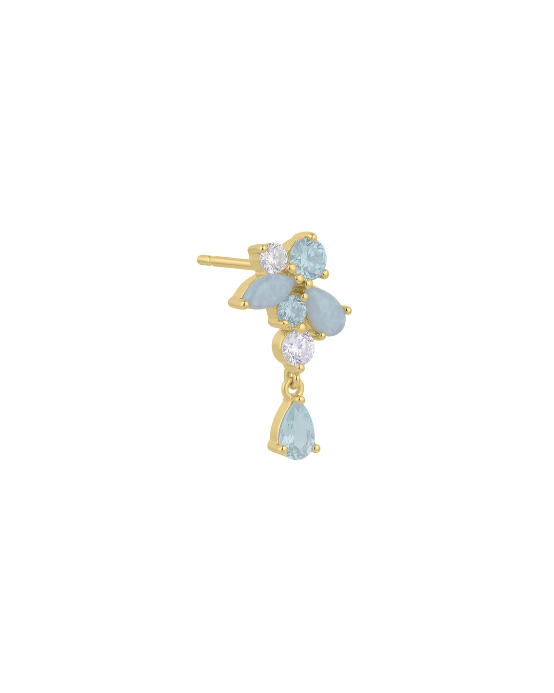 Orecchino Pendente Aquamarine
