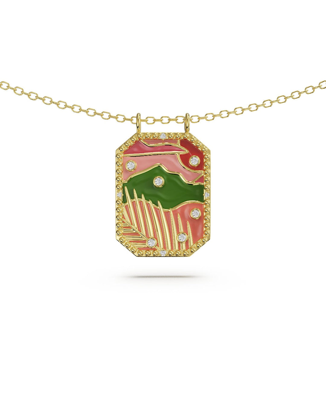 Collana Targhetta Safari