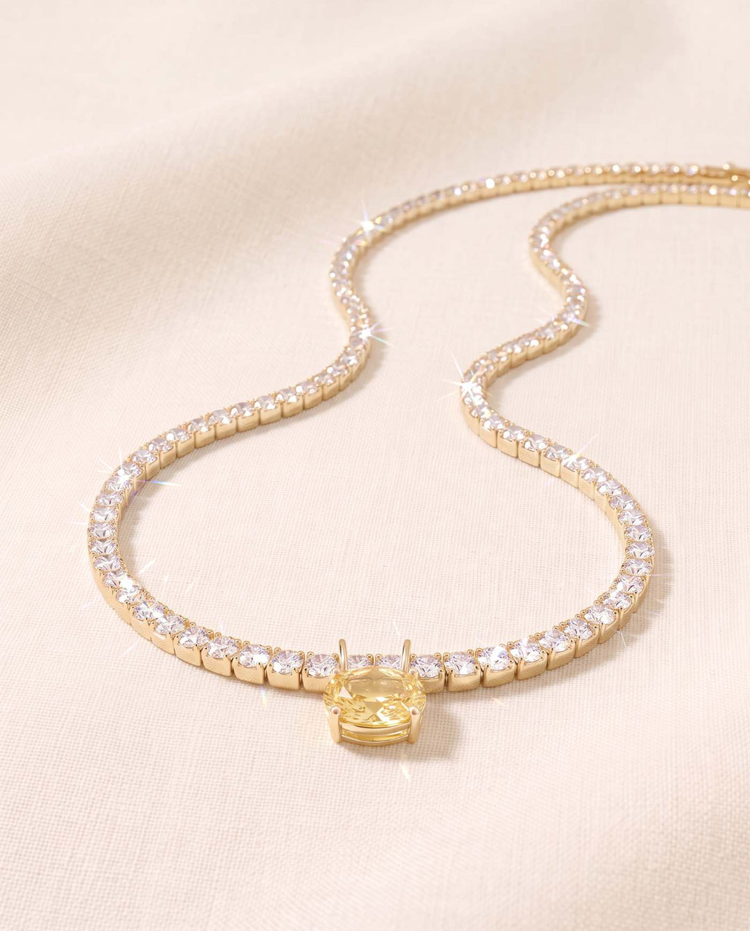 Choker Tennis Melted Honey