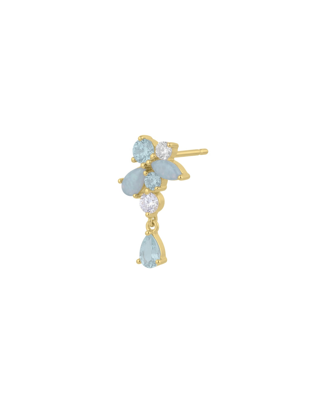 Orecchino Pendente Aquamarine