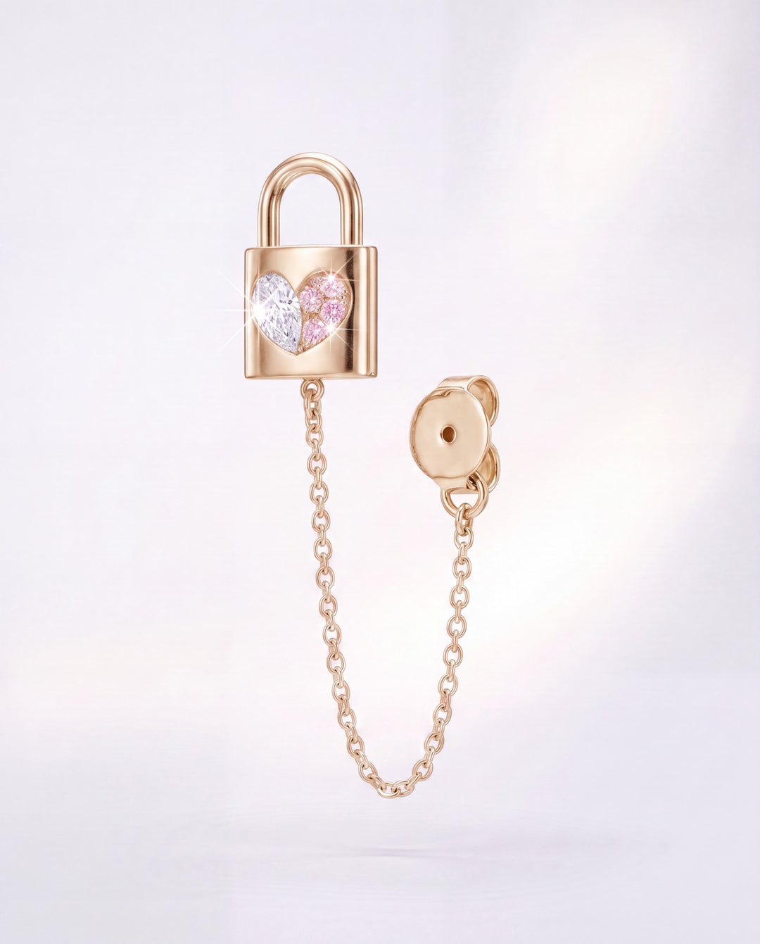Orecchino Bond Heartlock