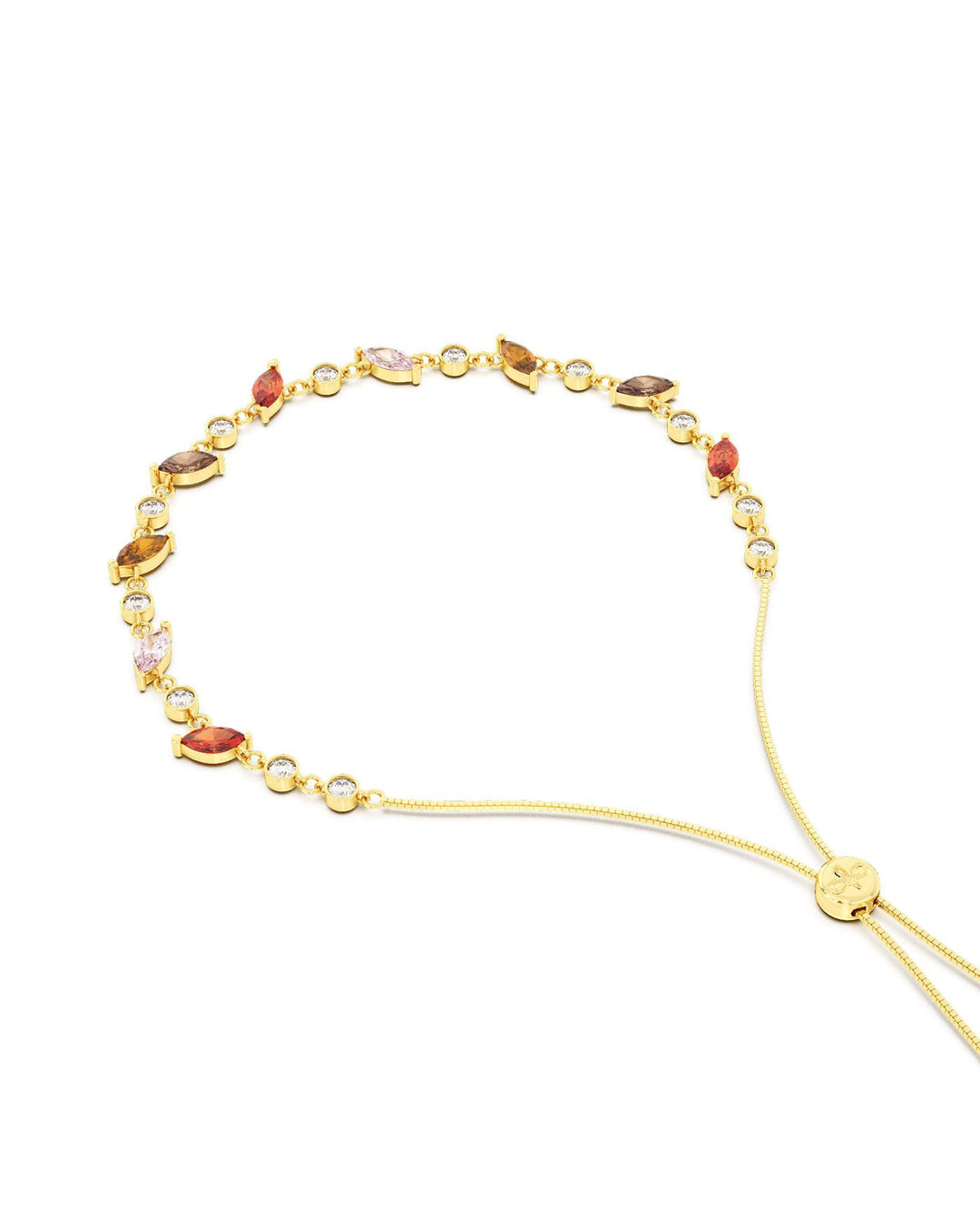 dettaglio del bracciale foliage placcato oro
