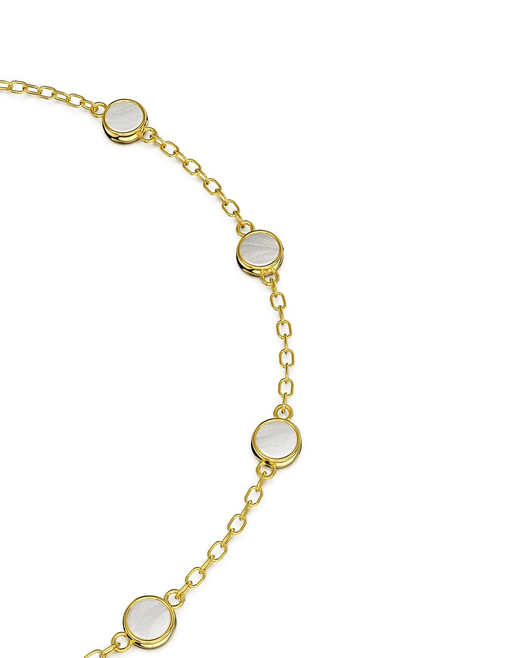 dettaglio del bracciale grace placcato oro
