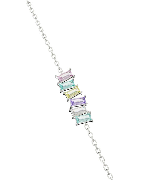 Avalaya Bracciale Flex martellato geometrico smaltato in Avalaya Bracciale Flex martellato geometrico smaltato in