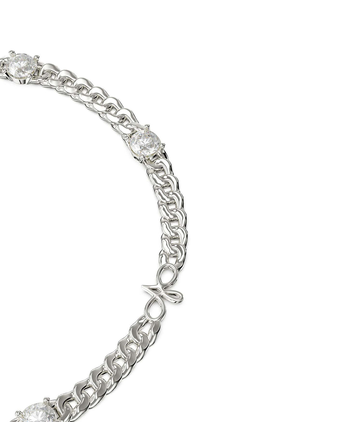 dettaglio del bracciale light argento