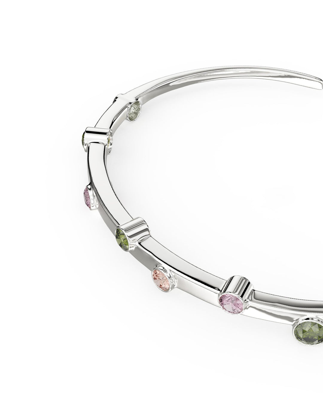 dettaglio del bracciale safari argento